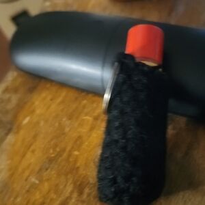 Black and Red Lipstick with Case